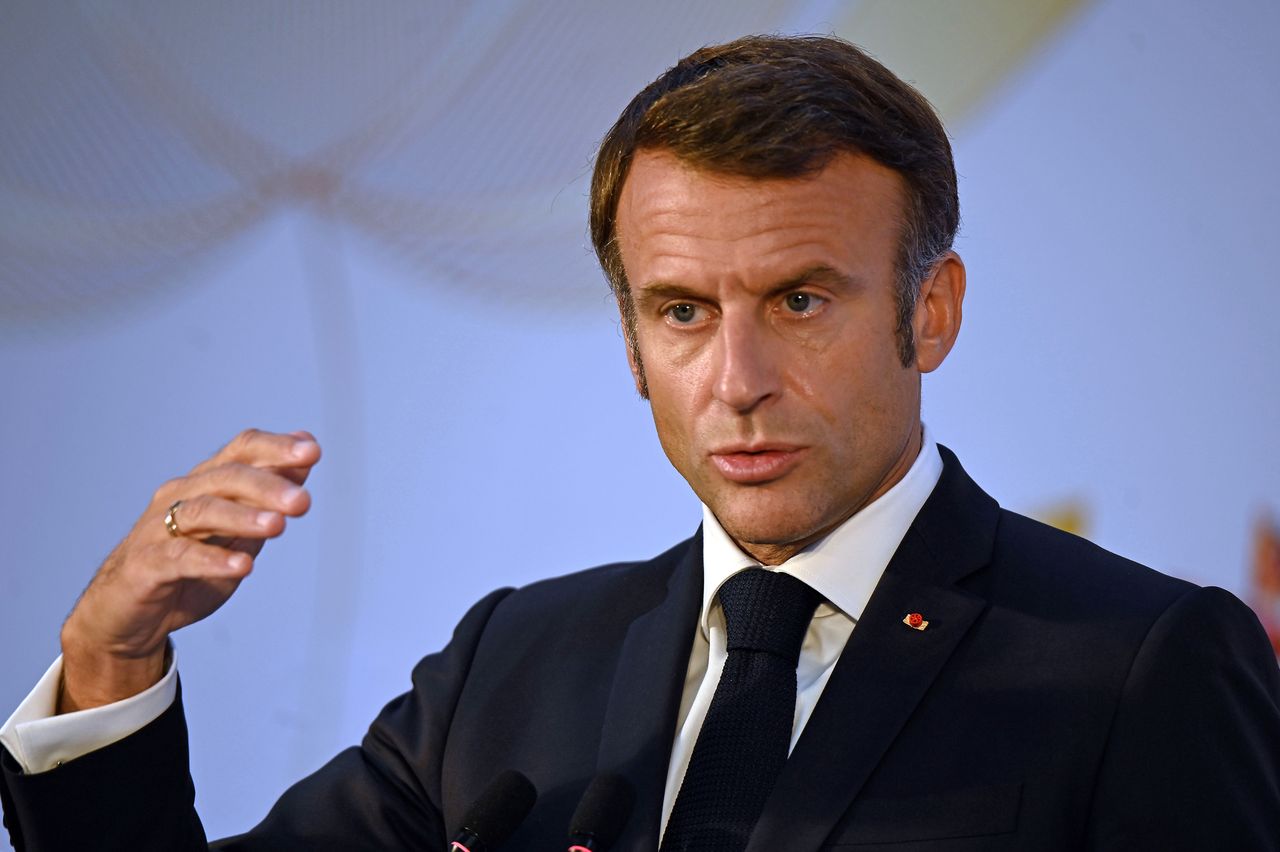 Macron obwinił graczy za zamieszki. Teraz prostuje swoje słowa
 Photographer: Prakash Singh/Bloomberg via Getty Images