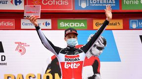 Kolarstwo. Vuelta a Espana 2020. Udana ucieczka Tima Wellensa. Belg wygrał czternasty etap