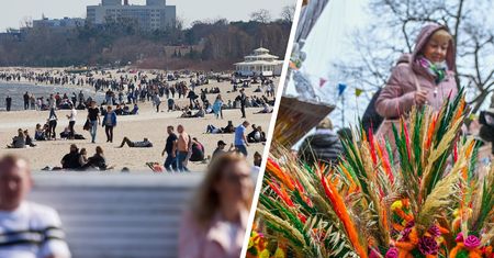 Nawet 16 stopni, ale kraj utonie w deszczu. Mamy mapy na kwiecień