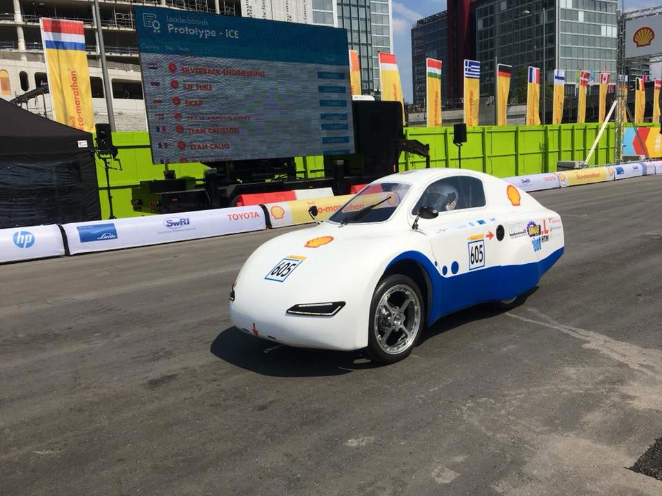 Polski bolid zajmuje 4. miejsce w Shell Eco-marathon. Możemy być dumni z naszych studentów