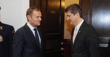 Spotkanie Tuska z Palikotem w sprawie emerytur