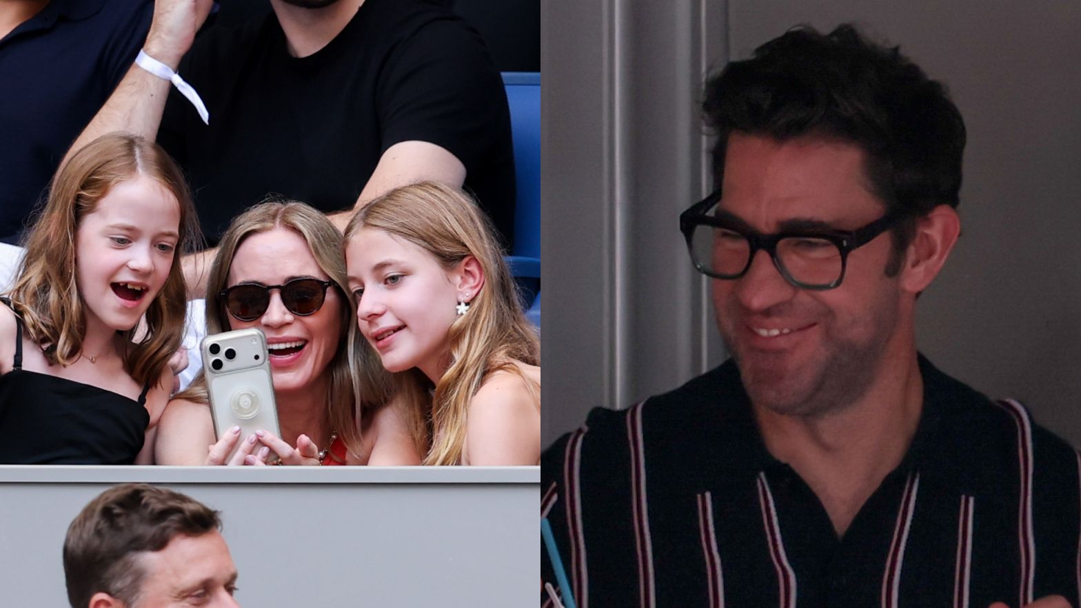 Emily Blunt i John Krasinski zabrali córki na US Open