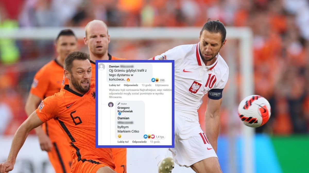 PAP / Leszek Szymański / Facebook/Grzegorz Krychowiak / Na zdjęciu: Grzegorz Krychowiak podczas meczu z Holandią
