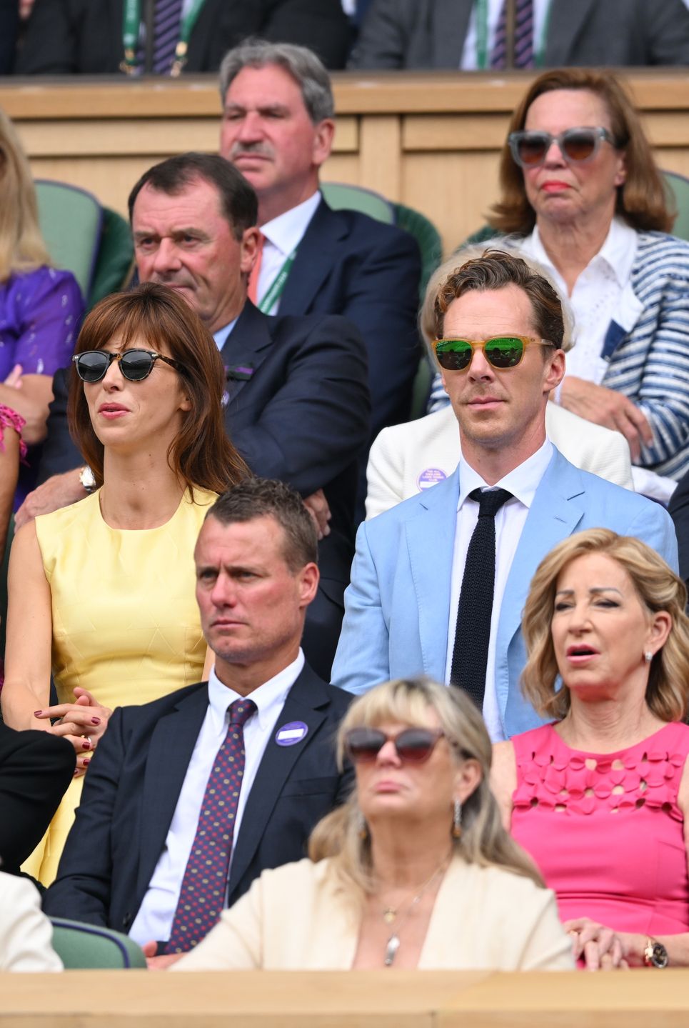 Sophie Hunter i Benedict Cumberbatch wpadli na finał Wimbledonu 
