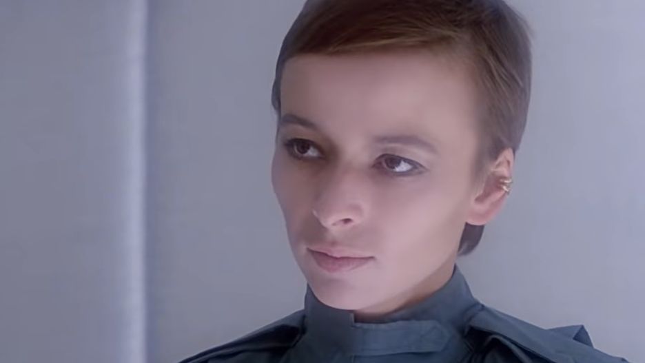Bogusława Pawelec jako Emma Dax w filmie "Seksmisja"