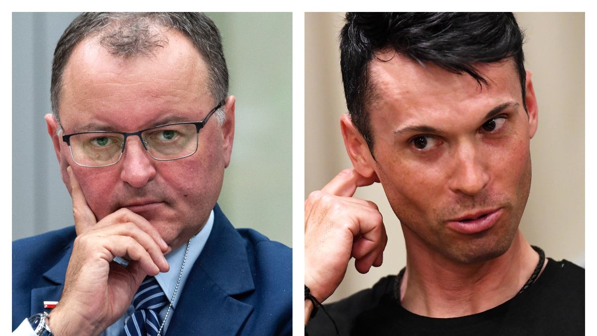 PAP/EPA / Grzegorz Krzyżewski / FOTONEWS / NEWSPIX.PL oraz PAP/Jacek Bednarczyk / Sekretarz Stanu w Ministerstwie Sportu i Turystyki, Arkadiusz Czartoryski (z lewej) nie wyraził zgody na zatrudnienie byłego kolarza - Marka Rutkiewicza na stanowisko dyrektora sportowego Polskiego Zw