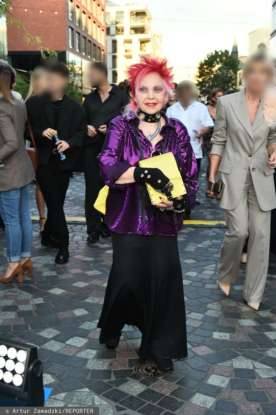 Krystyna Mazurówna na pokazie Paprocki & Brzozowski