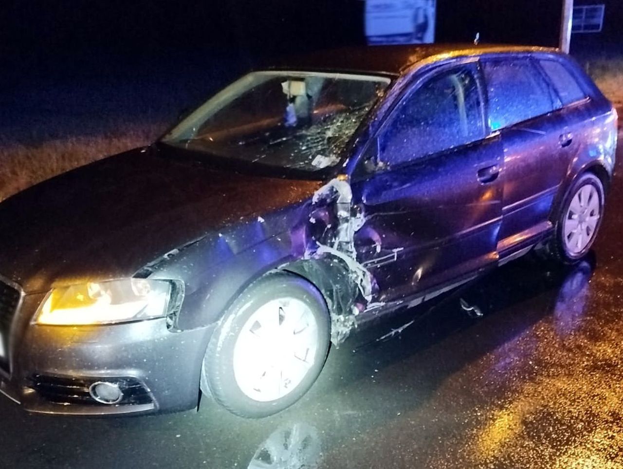 Mława: Tragedia na DW587. Zginął 47-letni motorowerzysta