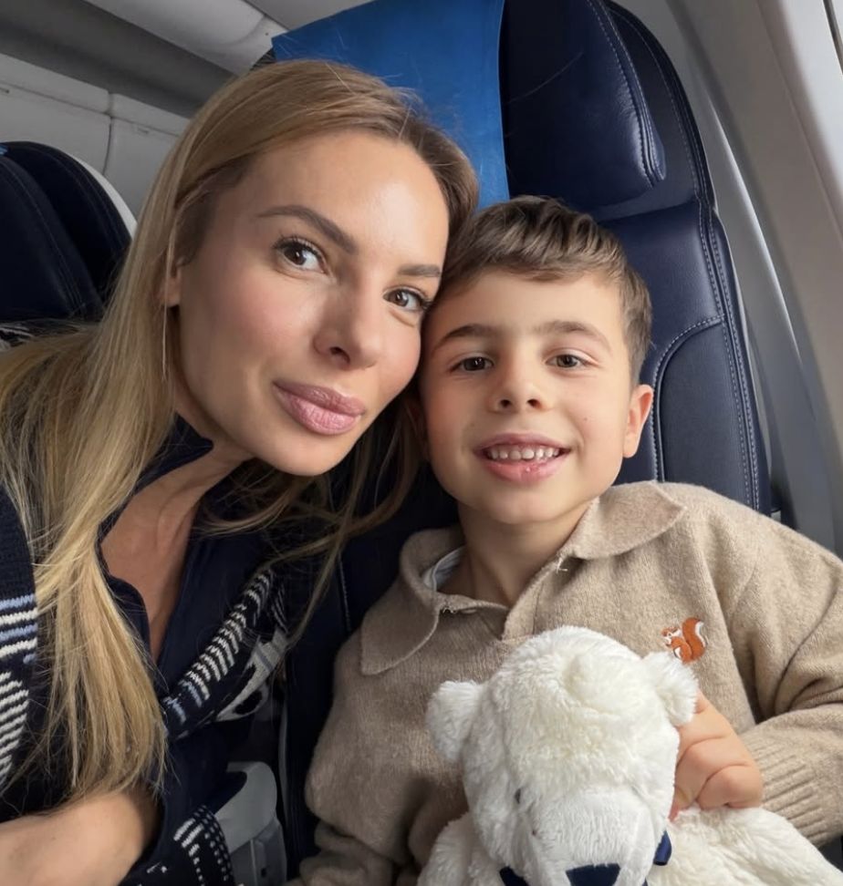Izabela Janachowska z synkiem
