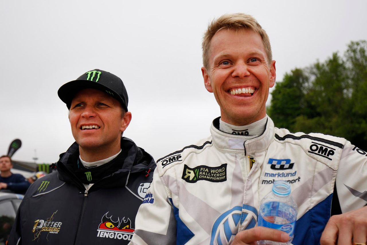 Gwiazdy - gwiazd nie brakuje również za kierownicą. Największą jest na razie Petter Solberg (po lewej), urzędujący mistrz świata. Obok Per-Gunnar Andersson znany z odcinków specjalnych WRC oraz IRC.