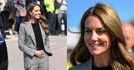 Księżna Kate znów pokazała się publicznie. Zachwyciła w eleganckim garniturze