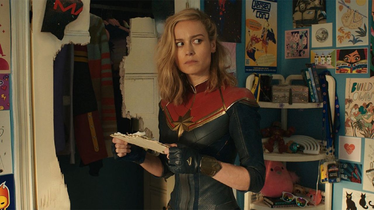 Brie Larson in "The Marvels"