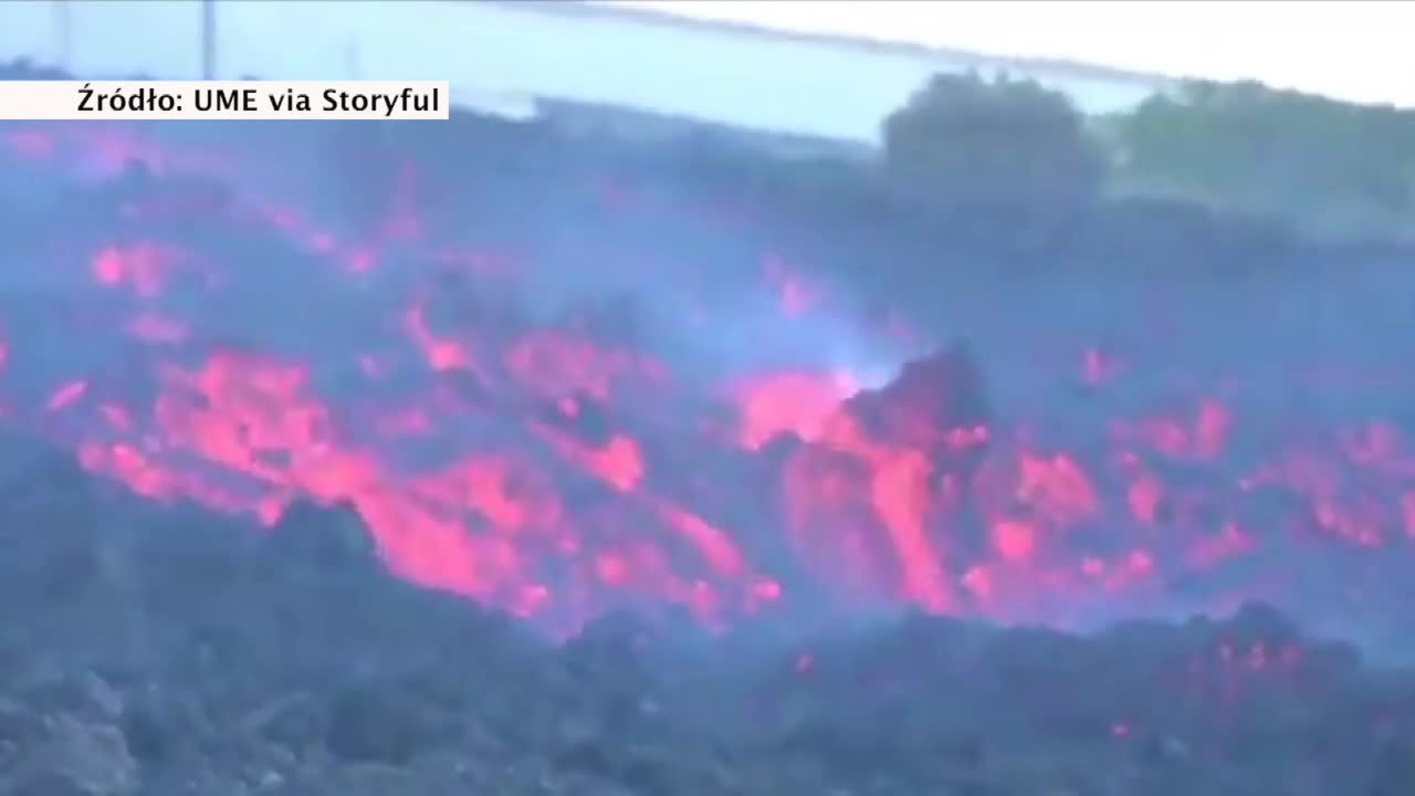 Lawa wciąż pustoszy hiszpańską wyspę. Wojsko monitoruje sytuację i ostrzega mieszkańców.