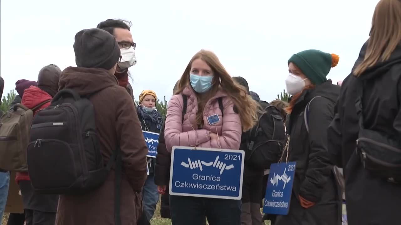 “Matki na granicę. Miejsce dzieci nie jest w lesie!”. Protest w Michałowie