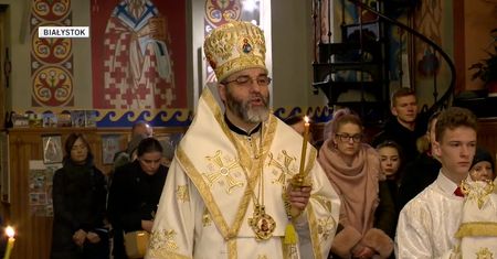 Wierni Kościoła prawosławnego obchodzą Boże Narodzenie