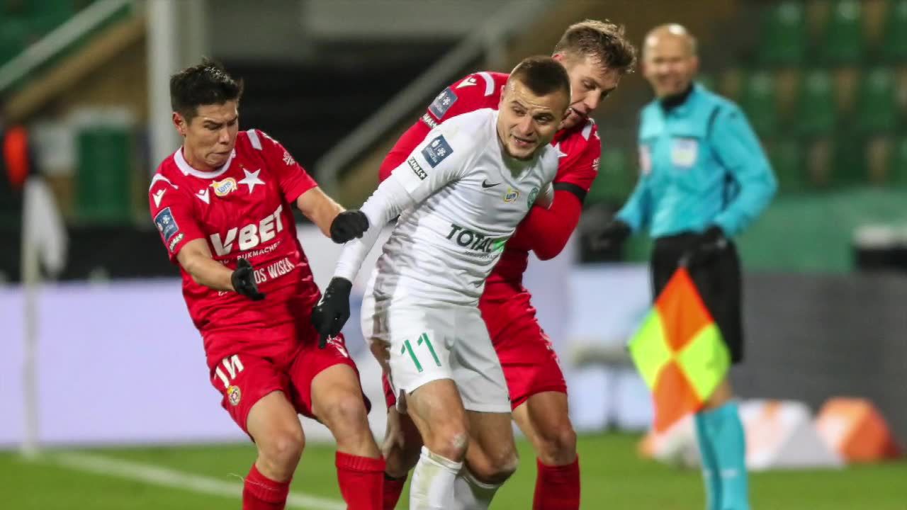 Warta Poznań pokonała 2:1 Wisłę Kraków, choć Łukasz Trałka nie wykorzystał rzutu karnego
