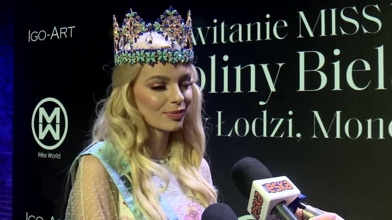 Miss World 2021 wróciła do rodzinnej Łodzi. Wcześniej odwiedziła punkt dla uchodźców w Poznaniu