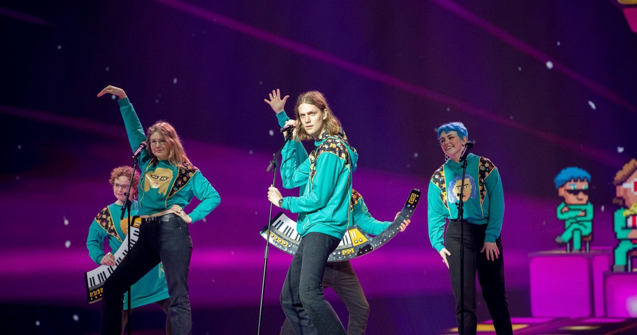 Eurowizja 2021 - półfinały, Islandia, zespół Daði & Gagnamagnið, fot. EBU / THOMAS HANSES