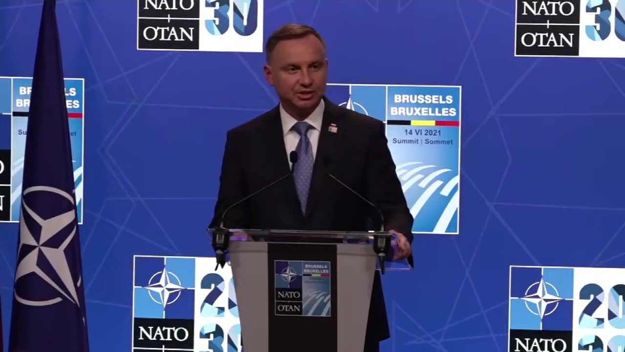 A. Duda po szczycie NATO: Zagrożenie ze strony Rosji, to jest jedno z największych wyzwań.