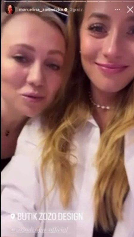 Marcelina Zawadzka i jej partner w butiku