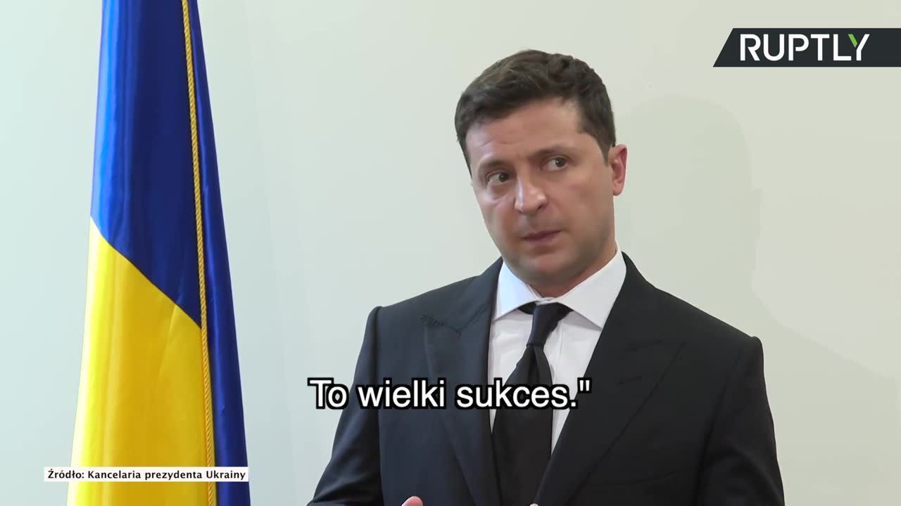 Prezydenci Ukrainy i USA rozmawiali o Nord Stream 2. W. Zełenski: To wielkie zwycięstwo.