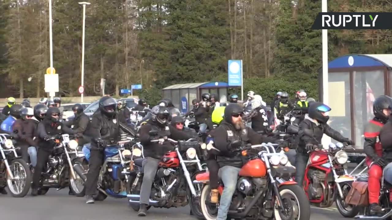 W Birmingham odbyła się parada motocyklowa z okazji Dnia Świętego Jerzego.