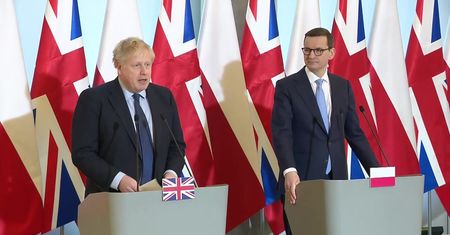 Boris Johnson w Warszawie: Jestem przekonany, że Putin przegra, musi przegrać