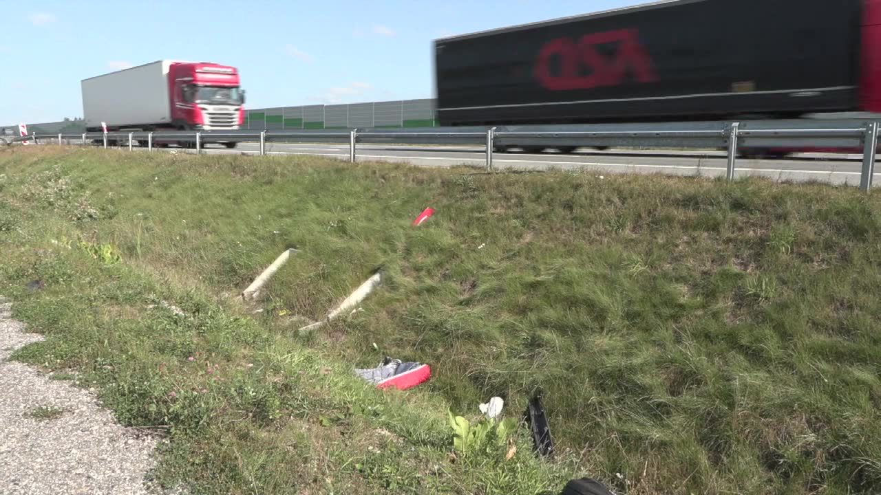 Po śmiertelnym wypadku trzyosobowej rodziny na A1 policja wreszcie potwierdza, że bada wątek kierowcy BMW