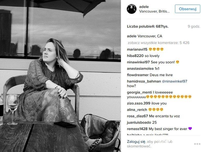 Adele bez makijażu