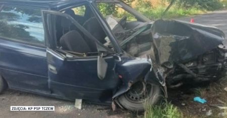 Kobieta w ciąży i jej dzieci zostali ranni w wypadku w Nowej Cerkwi