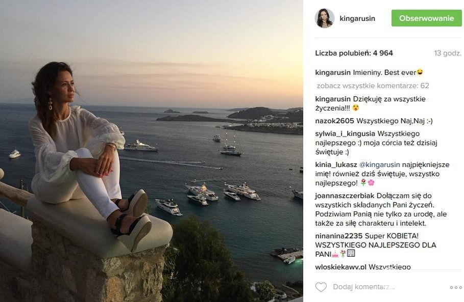 Kinga Rusin spędza wakacje w Grecji