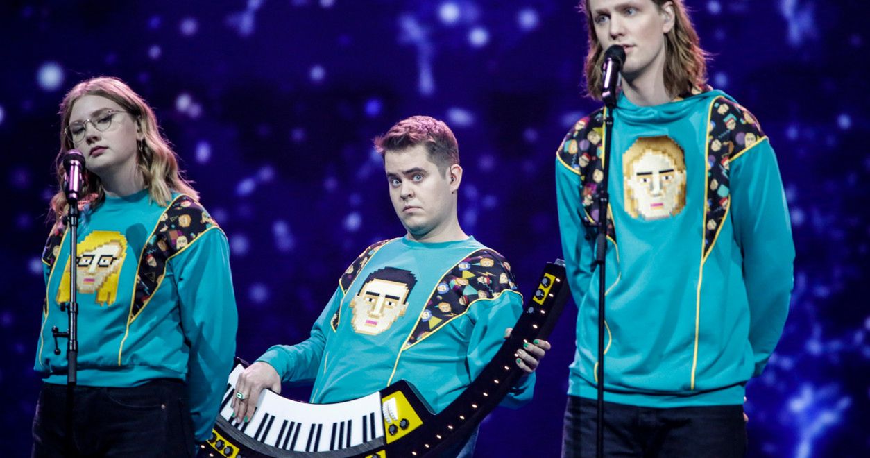 Eurowizja 2021 - półfinały, Islandia, zespół Daði & Gagnamagnið, fot. EBU / THOMAS HANSES