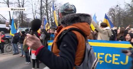 “Nigdy Więcej Wojny”. Protesty przeciwko rosyjskiej agresji w wielu miastach Polski