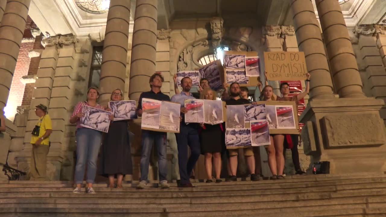 “Truciciele, kłamcy!” – spotkaniu ministrów Polski i Niemiec towarzyszył protest z udziałem polityków opozycji