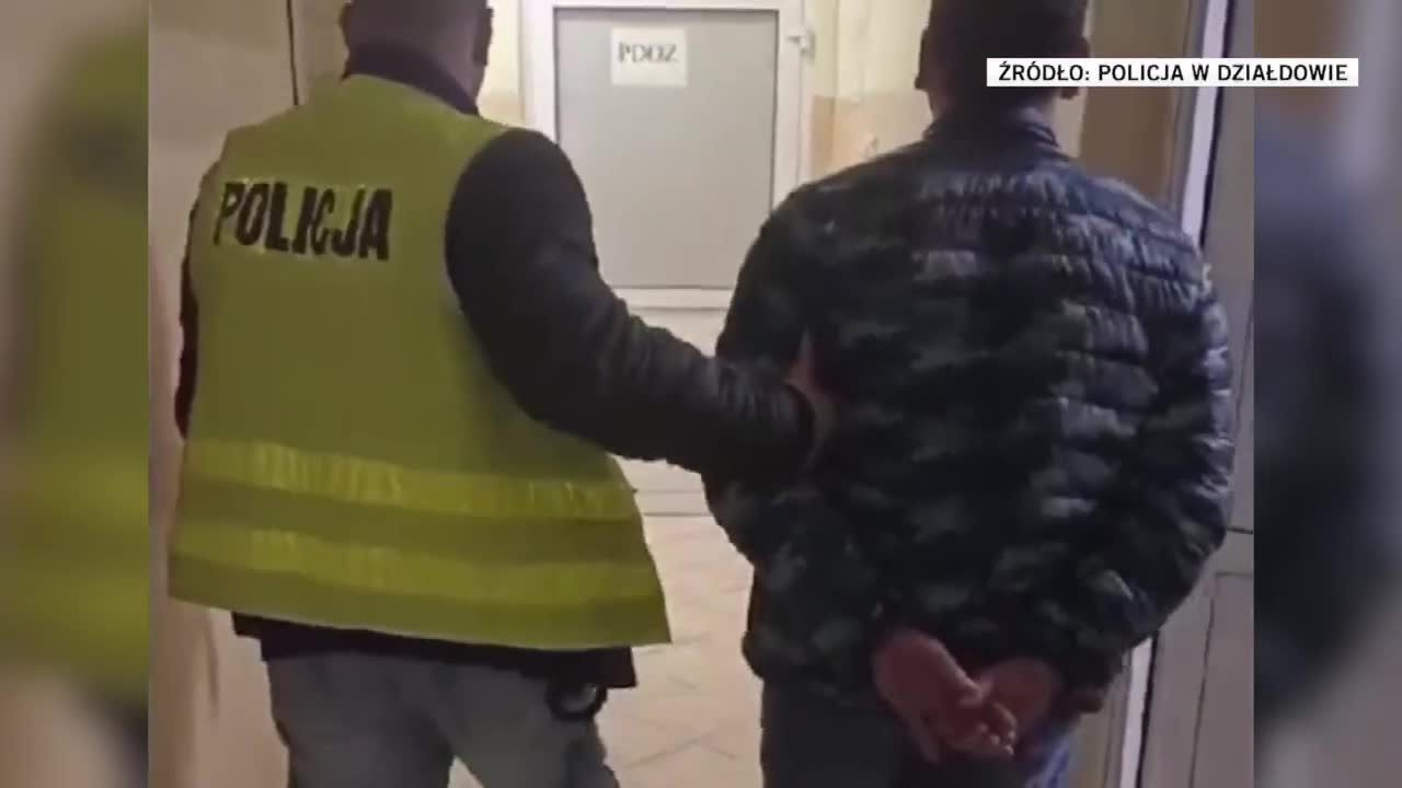 Z siekierą i piłą łańcuchową ruszyli na kierowcę. Nagranie