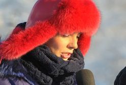 Gardias lubi zabawy na śniegu