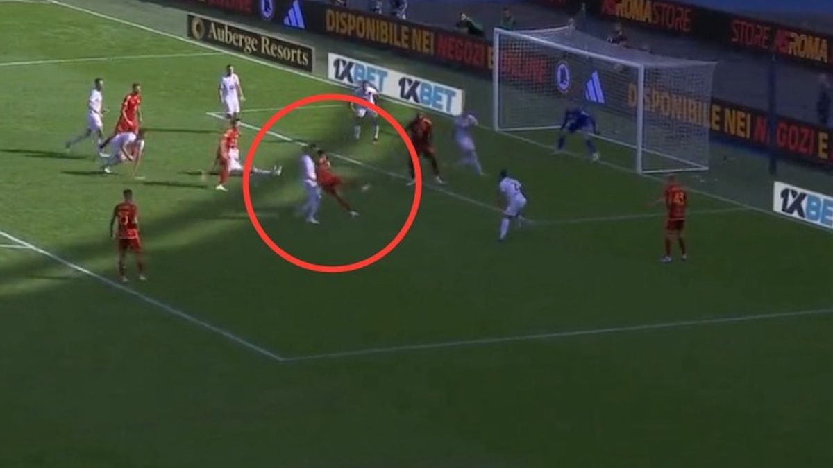 Twitter / ELEVEN SPORTS / Na zdjęciu: uderzenie Stephana El Shaarawy'ego dające zwycięstwo AS Romie