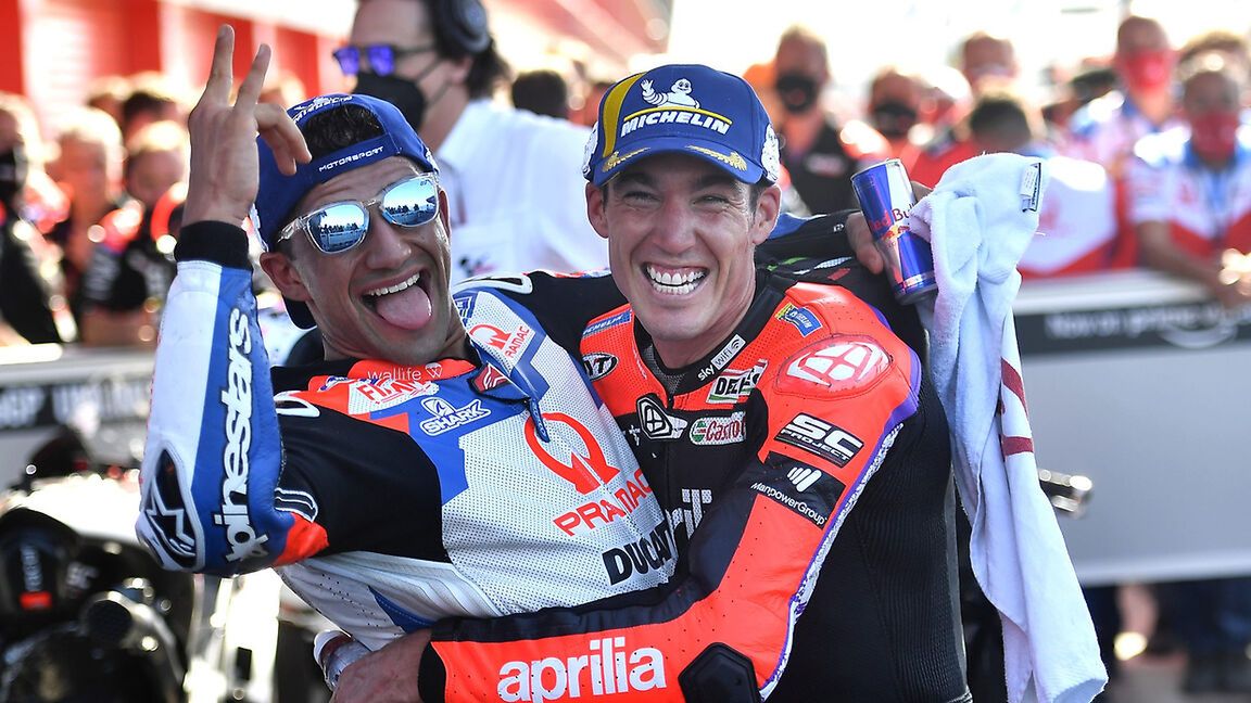 Jorge Martin (po lewej) i Aleix Espargaro