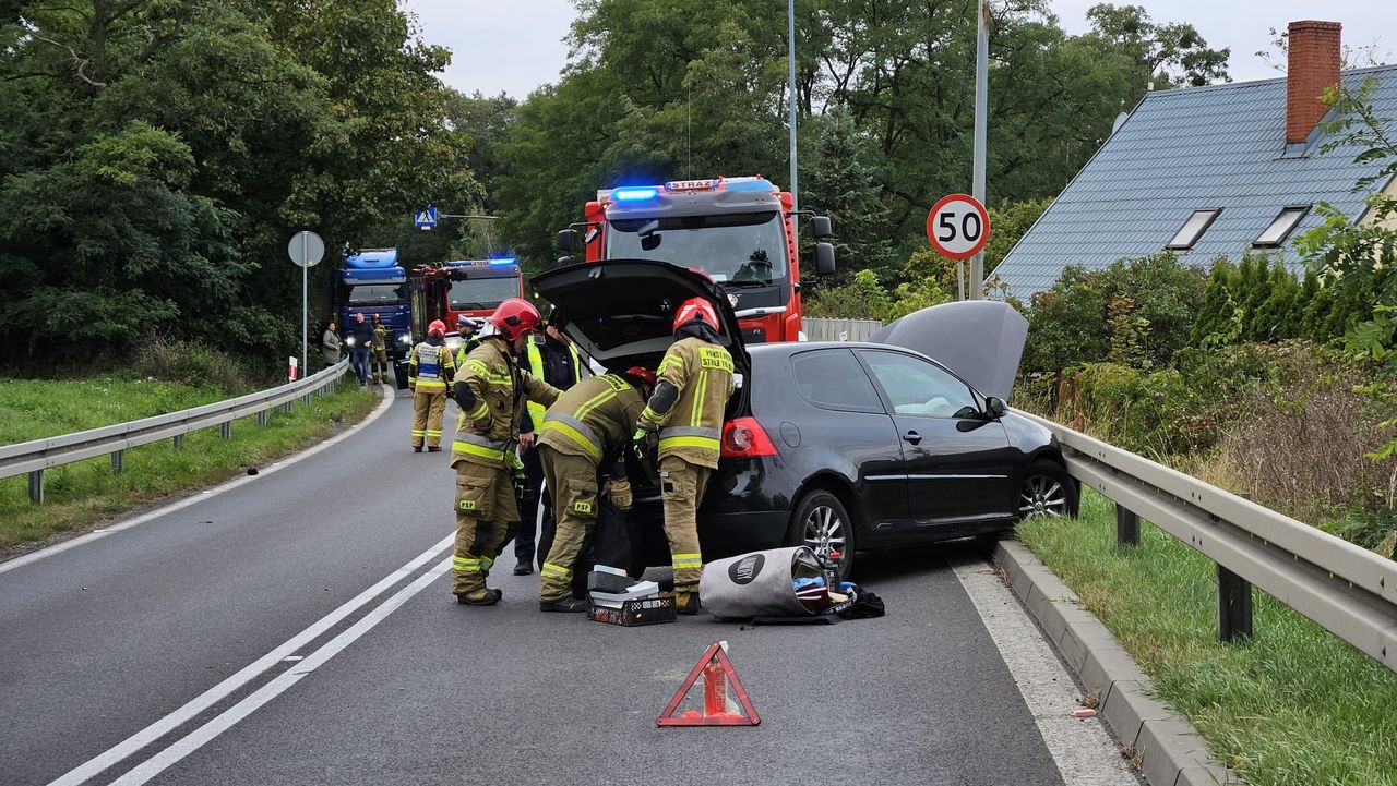 Wypadek na DK11 w Chodzieży. Są utrudnienia w ruchu