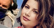 Mąż Agnieszki Sienkiewicz protestuje z córeczka. 4-letnia Zosia dumnie trzymała transparent „Duck off”