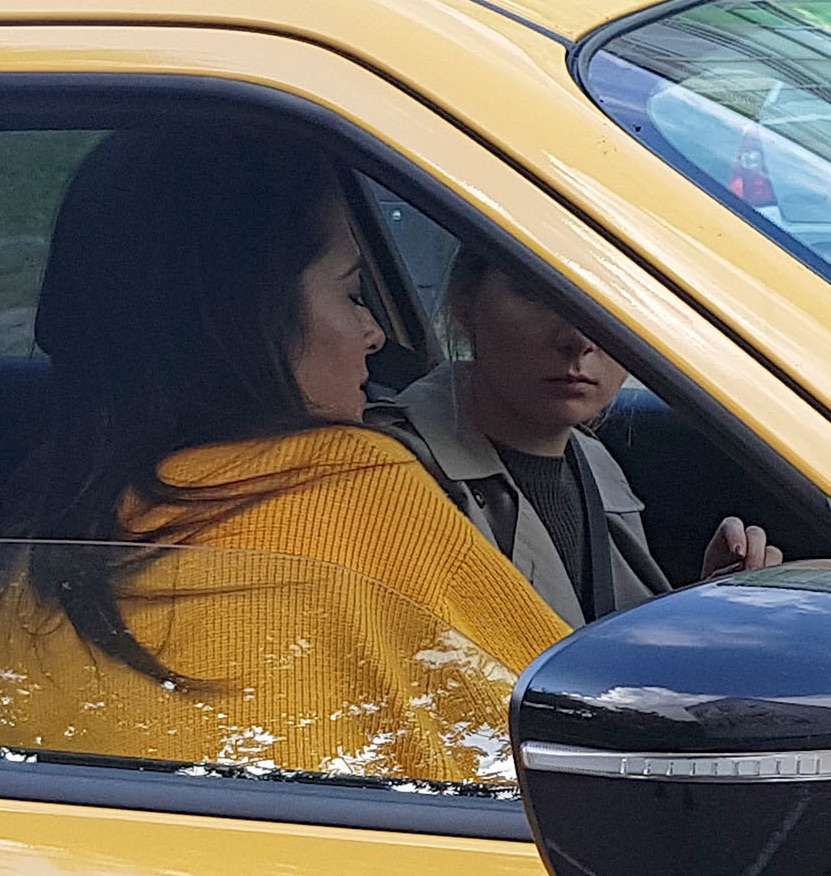 Marta Wierzbicka w towarzystwie wesołej koleżanki