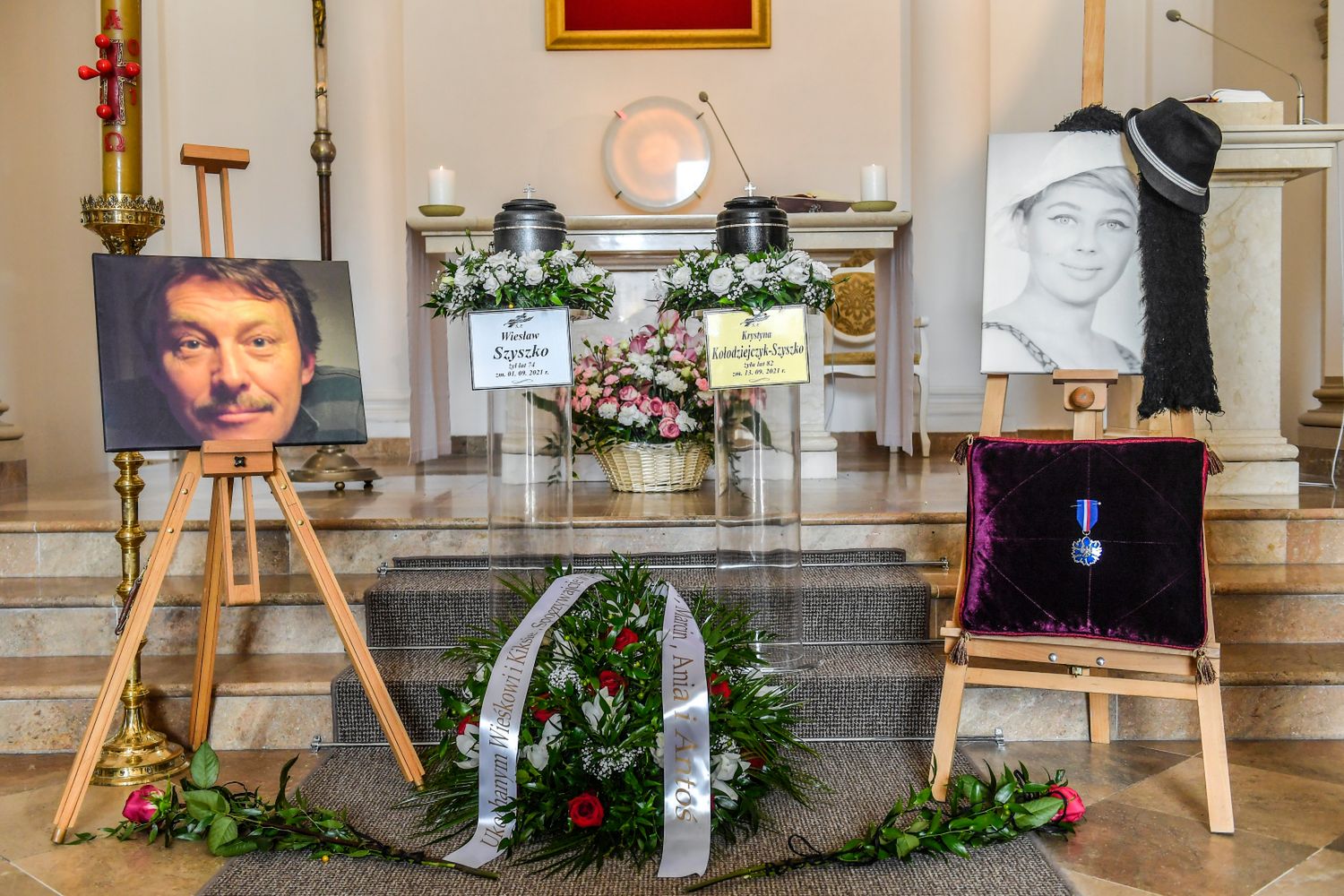 Pogrzeb Krystyny Kołodziejczyk i Wiesława Szyszko