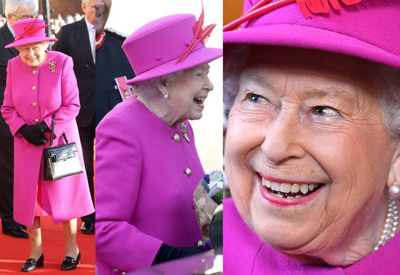Królowa Elżbieta II zachwyca formą w Londynie