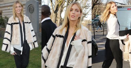 Anja Rubik w futrze! Ładnie? (ZDJĘCIA)