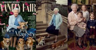Królowa Elżbieta II z psami na okładce "Vanity Fair"! (ZDJĘCIA)