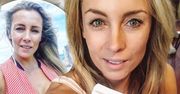 Karolina Ferenstein-Kraśko pokazała się bez makijażu, ale to jej odkryty brzuch wzbudził najwięcej sensacji! "Taka figura po 3 dzieci?!"