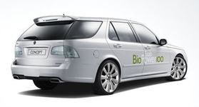 Auto na bioetanol - Saab BioPower 100