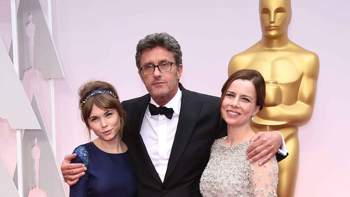 Agata Kulesza, Agata Trzebuchowska i Paweł Pawlikowski na ceremonii rozdania Oscarów, foto: ONS 87th Annual Academy Awards - Arrivals