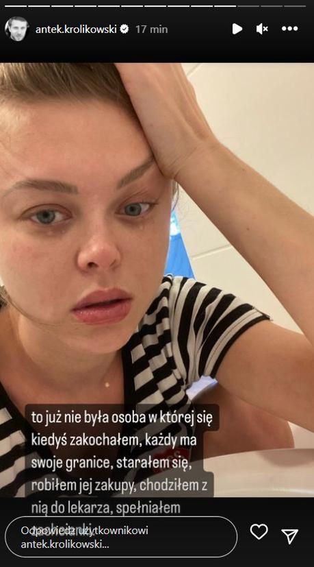 Ataki na Joannę Opozdę na profilu Antka Królikowskiego