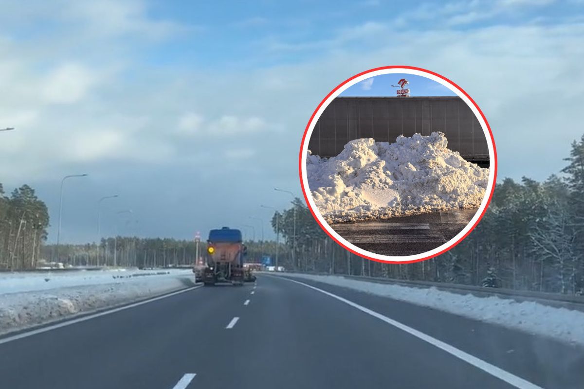 Panował tu armagedon. 3 stycznia przejechała S7. "Zaspy na 2 metry"